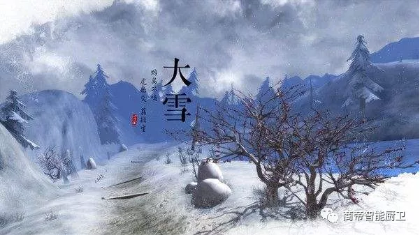 大雪压青松，青松挺且直
